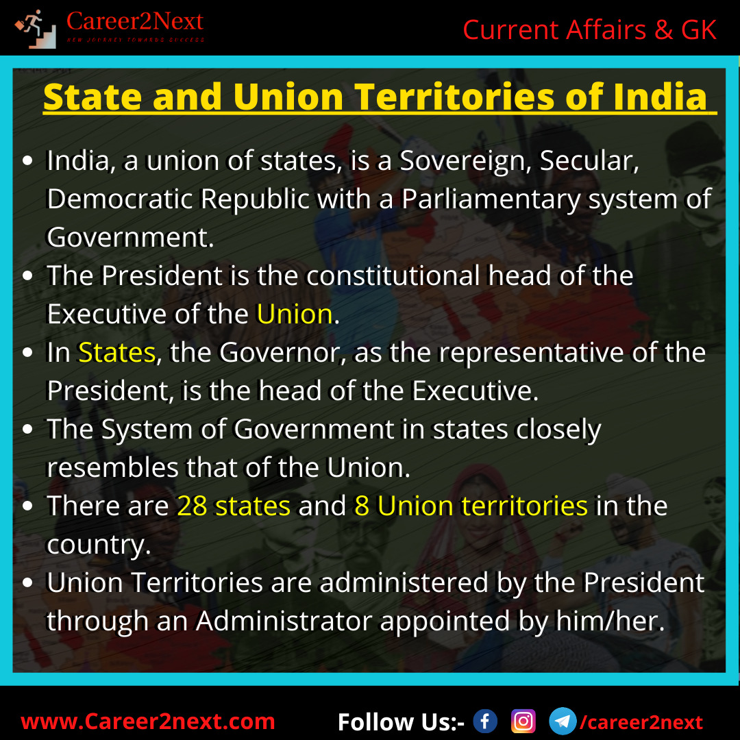 States And Union Territories In India Recent Updates 2023